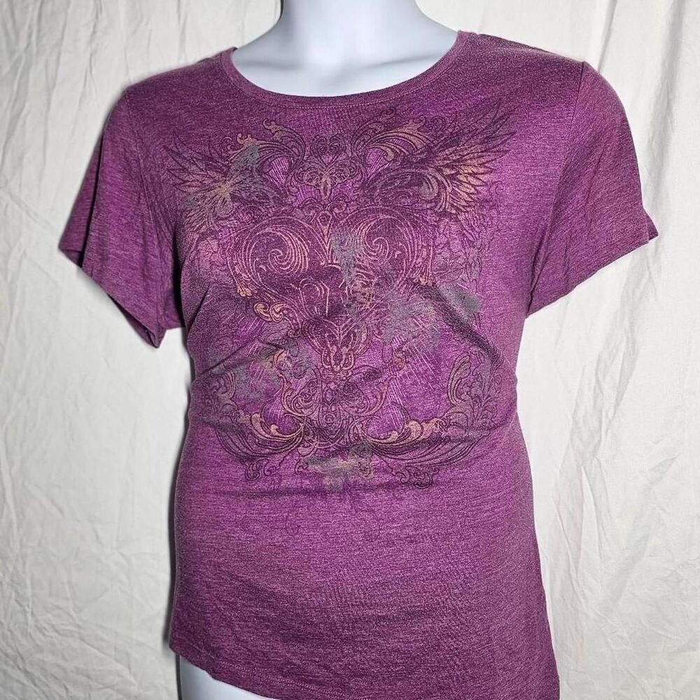 purple y2k 2000s boho fairy whimsigoth plus size top